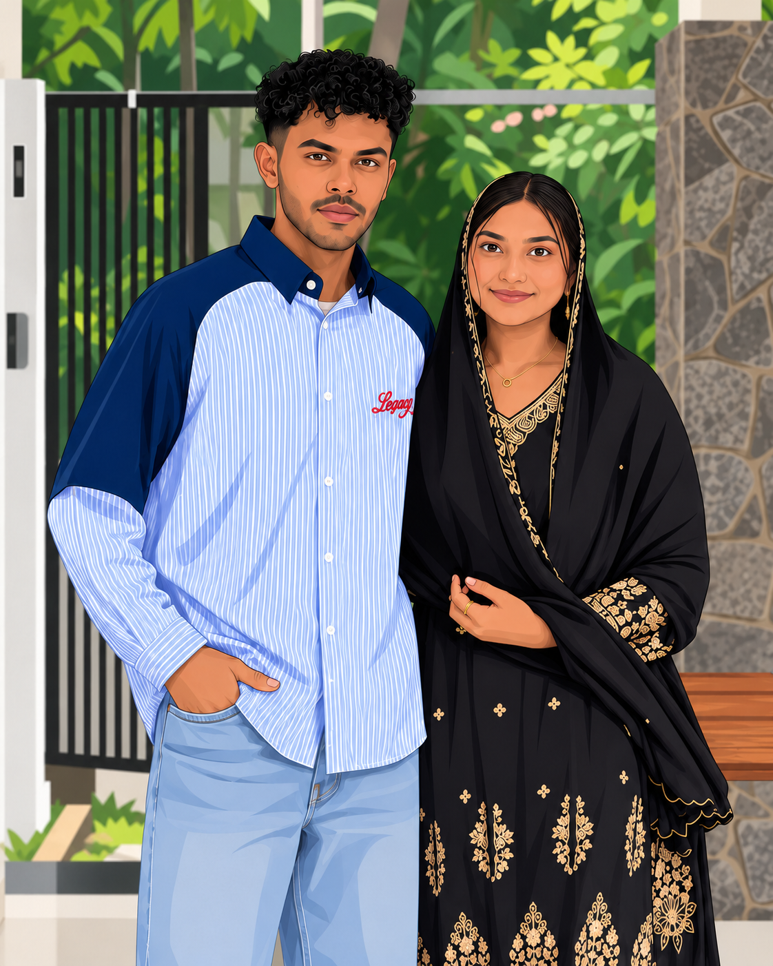 Fathima Muna & Shakeer Ali